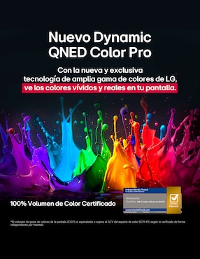Pantalla Smart TV LG QNED de 85 pulgadas 4K/UHD 85QNED92ASA con evo AI