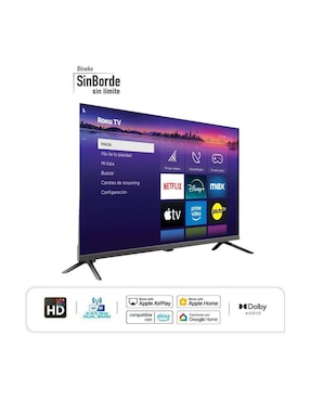 Pantalla Smart TV Hyundai Electronics LED de 40 pulgadas HD HYLED4027RIM con Roku TV