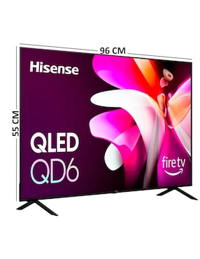Pantalla smart tv Hisense lcd de 43 pulgadas 4k/uhd 43qd65nf-rf reacondicionado