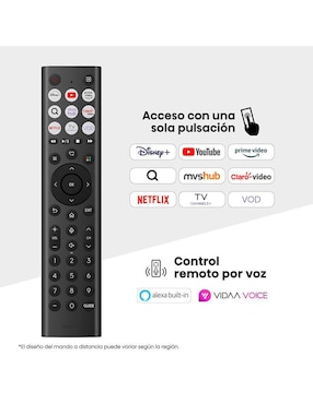 Pantalla Smart TV Hisense QLED de 50 pulgadas 4K 50QD6QV + cable HDMI 4K