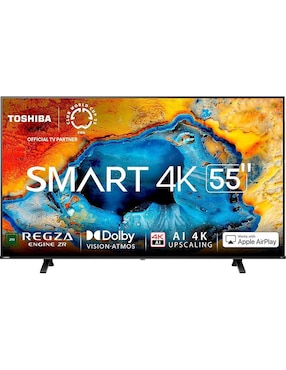 Pantalla Smart TV Toshiba LED de 55 pulgadas 4K 55C350NM