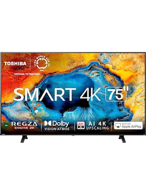 Pantalla Smart TV Toshiba LED de 75 pulgadas 4K/UHD 75c350nm