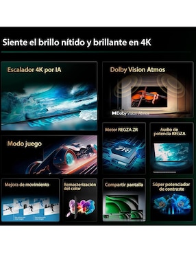 Pantalla Smart TV Toshiba LED de 75 pulgadas 4K/UHD 75c350nm