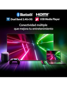 Pantalla Smart TV Toshiba LED de 75 pulgadas 4K/UHD 75c350nm