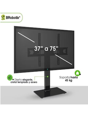 Soporte de pared Brobotix para pantalla inclinable 32 - 75 pulgadas
