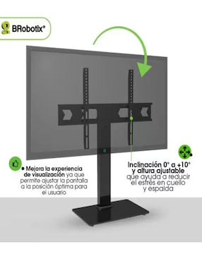 Soporte de pared Brobotix para pantalla inclinable 32 - 75 pulgadas