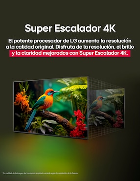 Pantalla Smart TV Lg QNED de 55 pulgadas 4K 55QNED83ASG con Evo AI