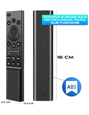 Control remoto para smart tv Store Cline SC-TV7114F funciona con la mayoría de smart tvs con tecnología bluetooth.