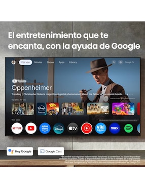 Pantalla Smart TV Hisense Mini LED de 100 pulgadas 4K/UHD 100UX con Google TV con Hi-View AI Engine X