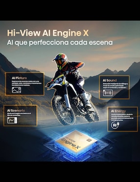 Pantalla Smart TV Hisense Mini LED de 100 pulgadas 4K/UHD 100UX con Google TV con Hi-View AI Engine X