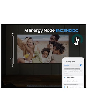 Pantalla smart tv Samsung crystal UHD de 55 pulgadas 4K/UHD un-55u8000 con AI energy