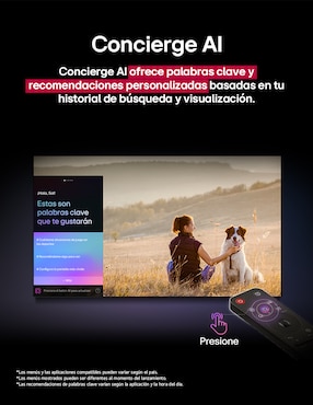 Pantalla Smart TV LG QNED de 75 pulgadas 4K 75QNED70ASC con AI webOS