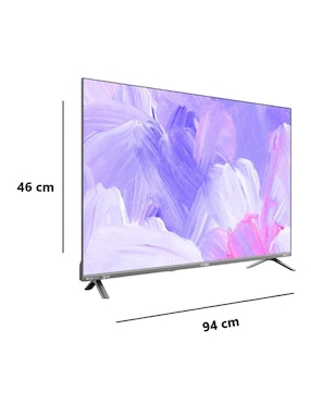 Pantalla Smart TV Hyundai QLED de 32 pulgadas HD HYLED-3258QR con Roku TV
