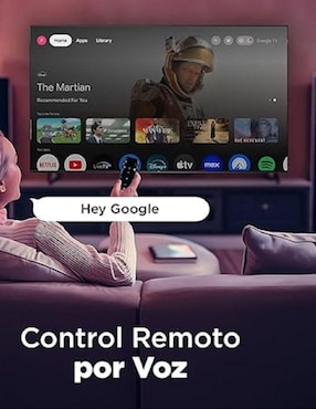 Pantalla smart tv TCL Qled de 55 pulgadas 4k/uhd 55Q5K con Google tv