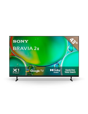 Pantalla Smart TV Sony LCD de 43 pulgadas 4K K-43S20M2 con Google TV