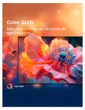 Pantalla Smart TV Hisense QLED "de" 65 pulgadas 4K/UHD 65QD6QV "con" no aplica