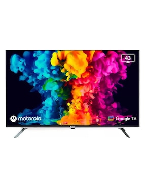 Pantalla smart tv Motorola LED de 43 pulgadas Full HD mot43fle11 con Google tv