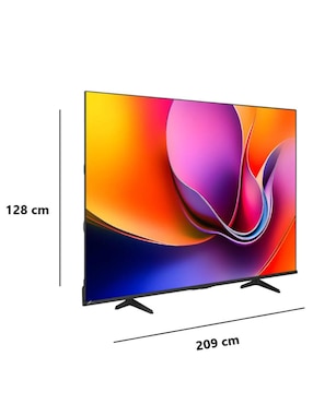 Pantalla smart tv Hisense led de 85 pulgadas 4k/UHD
85A65NV con ai smooth motion
