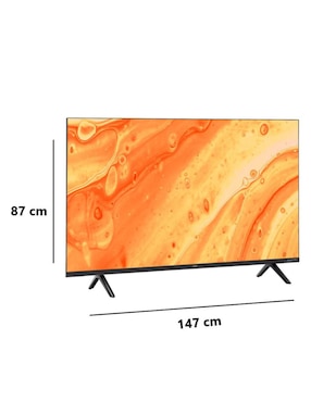 Pantalla Smart TV Jvc LED de 60 pulgadas 4K/UHD SI60URF con Roku TV