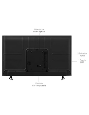 Pantalla Smart TV Hisense LED de 55 pulgadas 4k/UHD 55R6030N con Roku TV