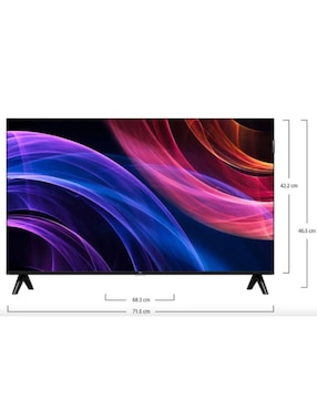 Pantalla smart tv TLC QLED de 32 pulgadas HD 32Q2K con Google tv