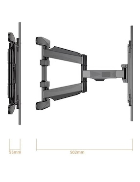 Soporte de pared North Bayou para pantalla articulado 42 - 80 pulgadas
