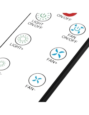 Control remoto IR universal ventilador foco techo