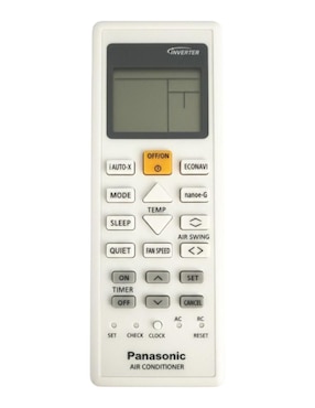 Control remoto para aire acondicionado Panasonic Minisplit inverter