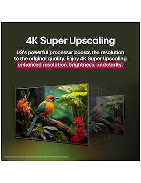 Pantalla smart TV Lg UHD de 75 pulgadas 4K/UHD 75UA8000PSB con AI webOS