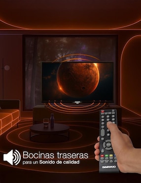 Pantalla Daewoo LED de 32 pulgadas HD DAW32H
