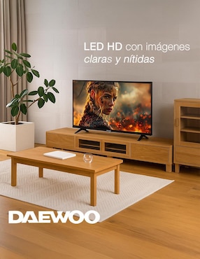Pantalla Daewoo LED de 32 pulgadas HD DAW32H
