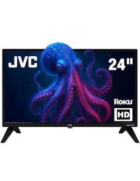 Pantalla Smart Tv Jvc LED de 24 pulgadas HD
SI24R con Roku Tv