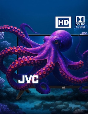 Pantalla Smart Tv Jvc LED de 24 pulgadas HD
SI24R con Roku Tv