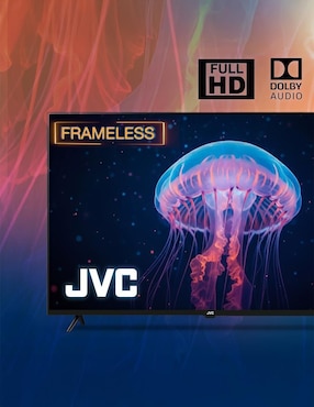 Pantalla Smart TV Jvc LED de 43 pulgadas Full HD SI43FRF con Roku TV
