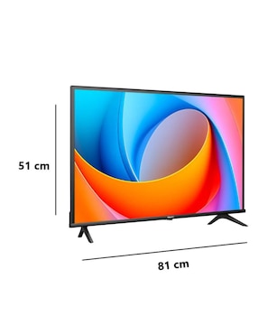 Pantalla smart tv Hisense LED de 32 pulgadas HD A4NR con Roku tv