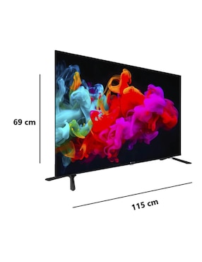 Pantalla Smart TV Motorola QLED de 50 pulgadas 4K/UHD MOT50NUQE05 con Google TV