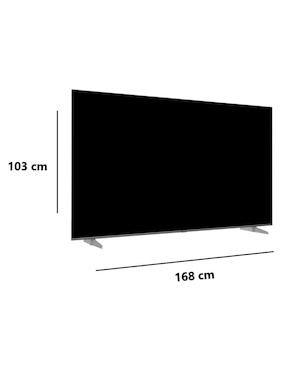 Pantalla smart tv Haier led de 70 pulgadas 4K/UHD H70k85EUX con Google TV