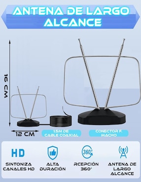 Antena HD/TV de televisión Store Cline