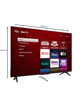 Pantalla smart tv Tcl lcd de 85 pulgadas 4k/uhd 85S455 con roku tv