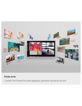 Pantalla Smart TV Samsung QLED de 65 pulgadas 4K/UHD The Frame con Tizen con AI VISION