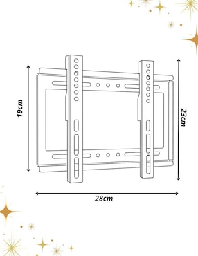 Soporte de pared Link Bits para pantalla fijo 14 - 42 pulgadas