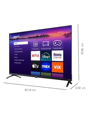 Pantalla Smart TV Aiwa QLED de 40 pulgadas Full HD AW40RKQ con Roku TV