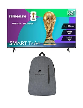 Pantalla Smart TV Hisense LED de 32 pulgadas Full HD 32A4NF con Fire OS