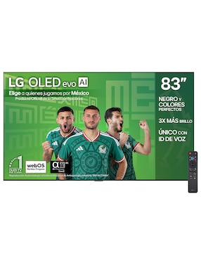 Pantalla Smart TV LG OLED de 83 pulgadas 4K OLED83G5PSA con evo AI