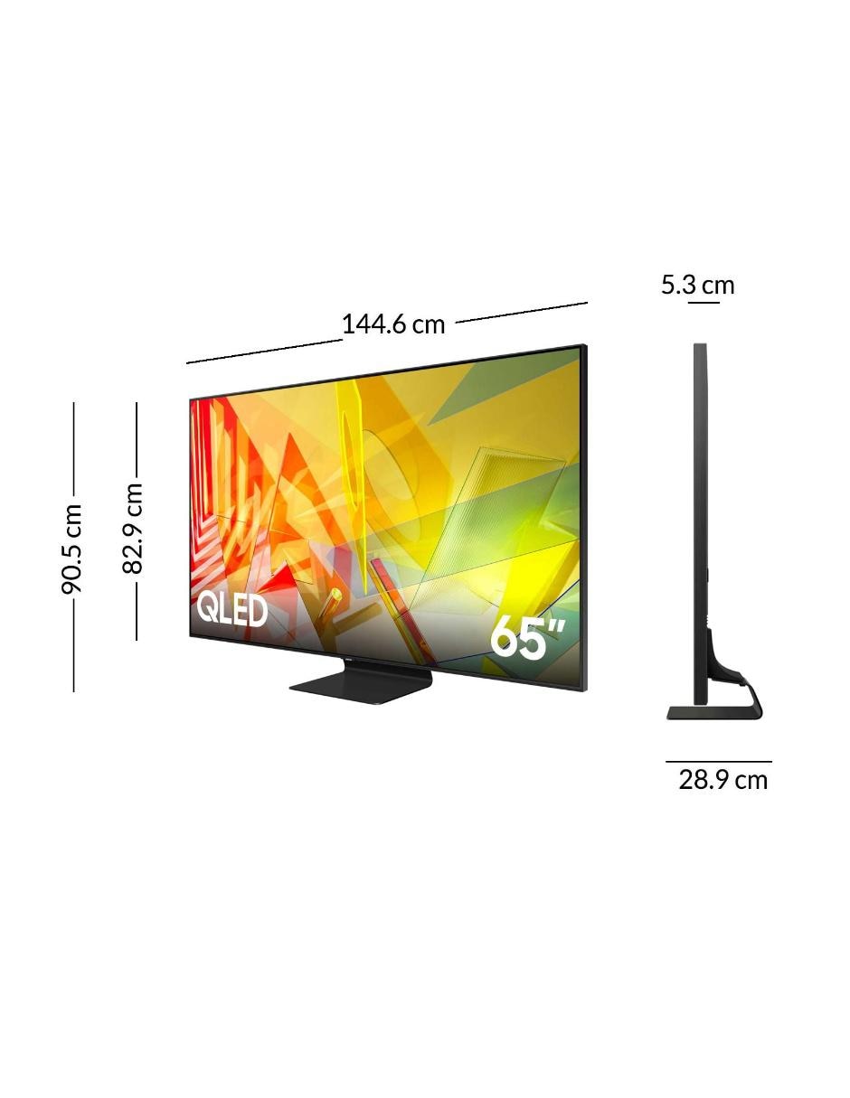 Pantalla Smart TV QLED de 65 pulgadas 4K/UHD QN65Q90TAFXZX 22