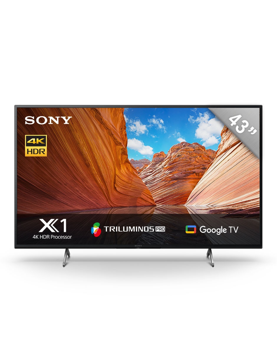 Pantalla Sony LCD Smart TV de 43 pulgadas Modelo KD-43X80J con Google TV |  