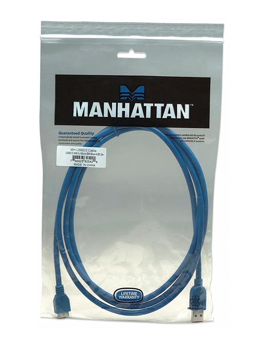 Cable micro B a tipo USB A de 2 m 3