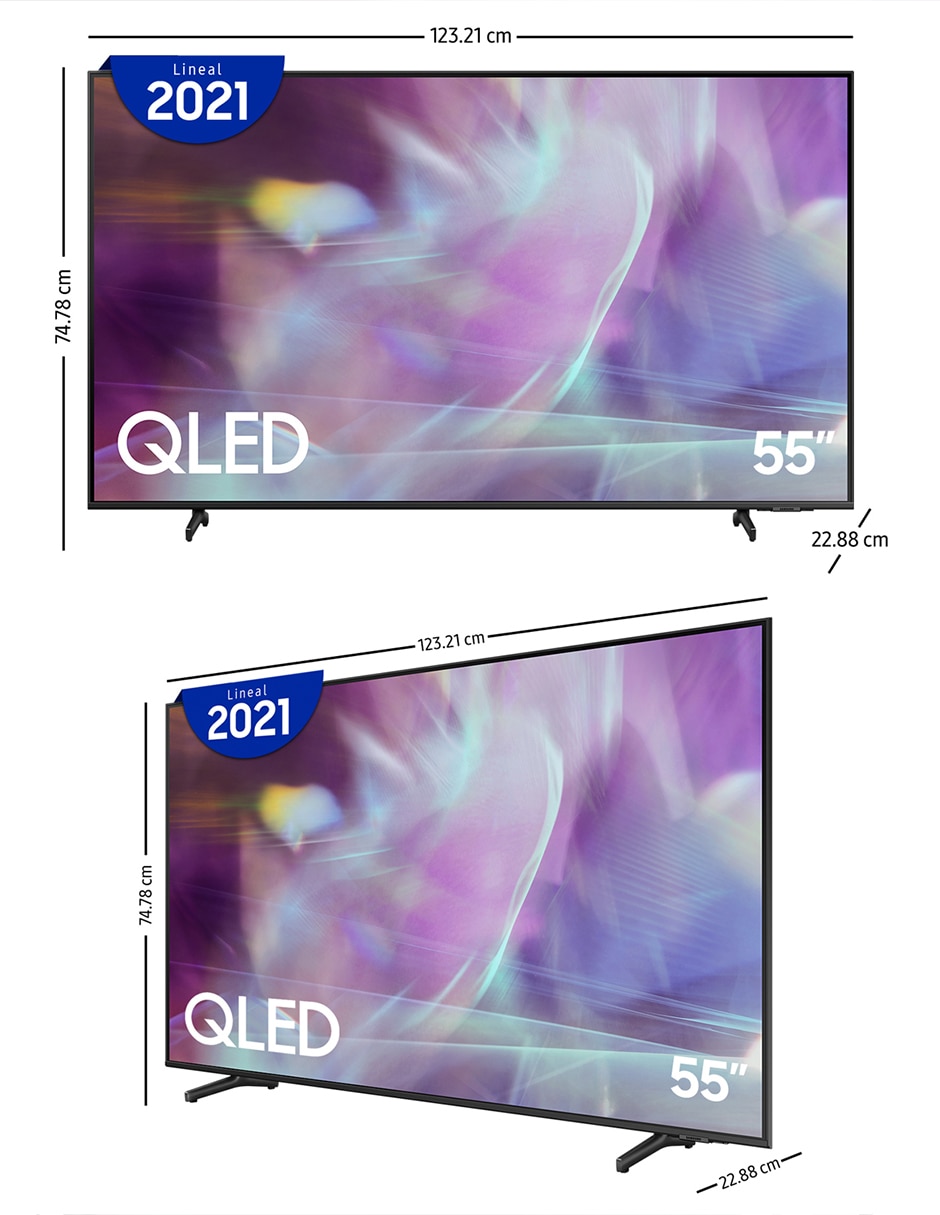 Pantalla Smart TV QLED de 55 pulgadas 4K/UHD Pantalla Samsung QLED Smart TV de 55 Pulgadas 4K QN55Q60AAFXZX 6