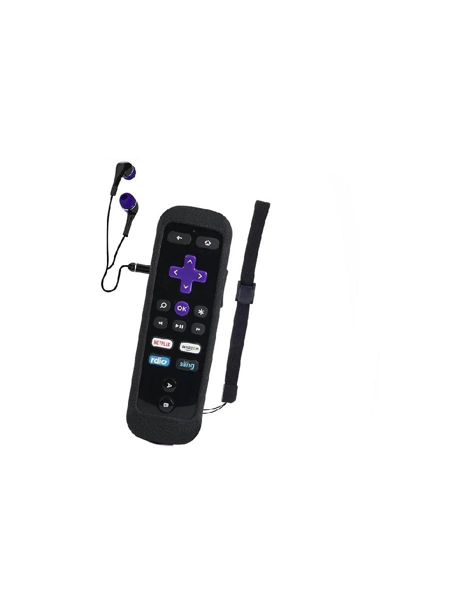 Funda para Control Remoto Roku 3, 4 Roku Ultra y Roku Premiere Funda para Control Remoto Roku 3, 4 Roku Ultra y Roku Premiere
