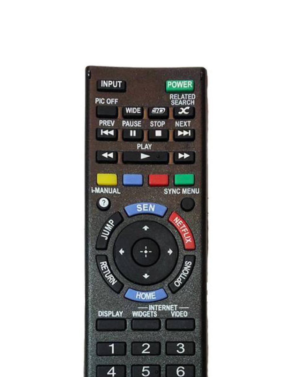 Cuáles son las funciones de los botones del mando a distancia de mi  televisor Sony?